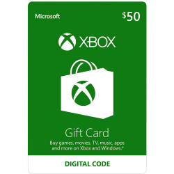 $50 Xbox Gift Card [Digital Code]